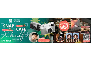 Workshop : Snap & Cafe: ถ่ายคาเฟ่ให้ได้ฟีลฟิล์มด้วย X half l 13 June 69