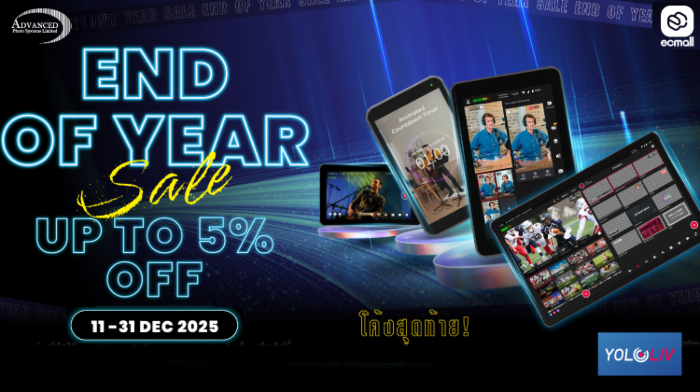 YOLOLIV | YOLOLIV x FIFINE & Joby ทั้งลดทั้งแถม โค้งสุดท้าย End Year Sale แพ็คคู่พร้อมใช้งาน | 11-31 December 68