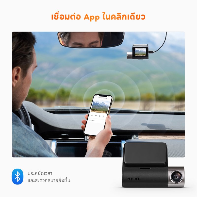 70mai Dash Cam A510  กล้องติดรถยนต์ by  in  - EC MALL