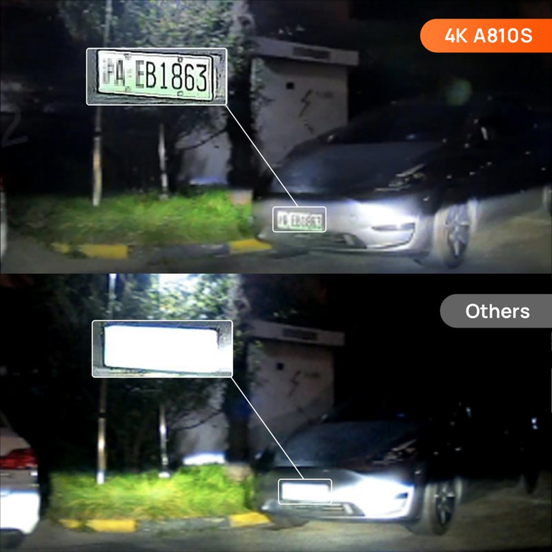 70mai Dash Cam A810S 4K กล้องติดรถยนต์ by  in  - EC MALL