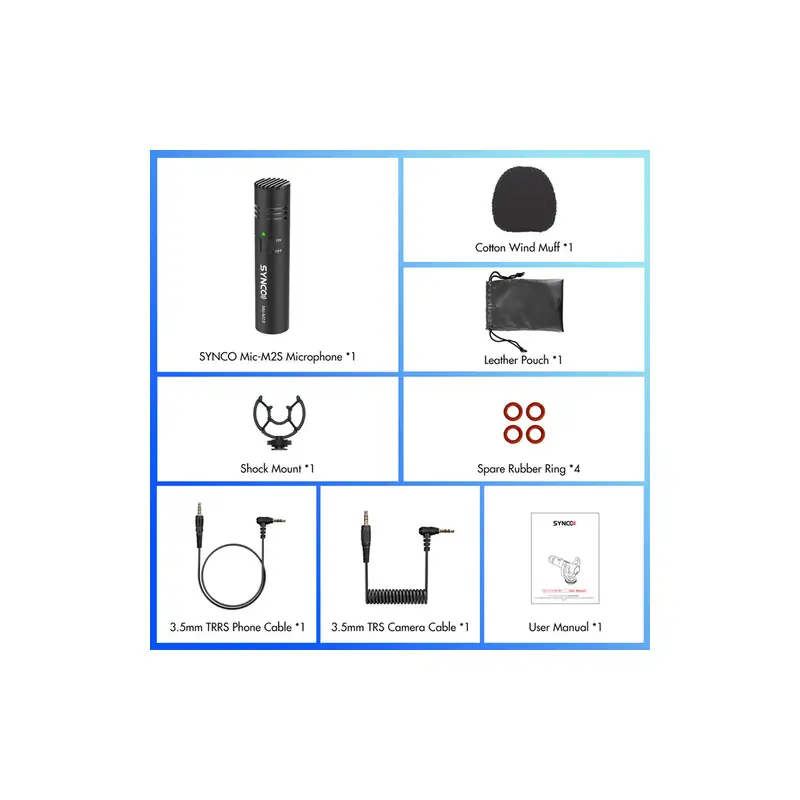 Synco Mic-M2S Camera Microphone by  in  - EC MALL