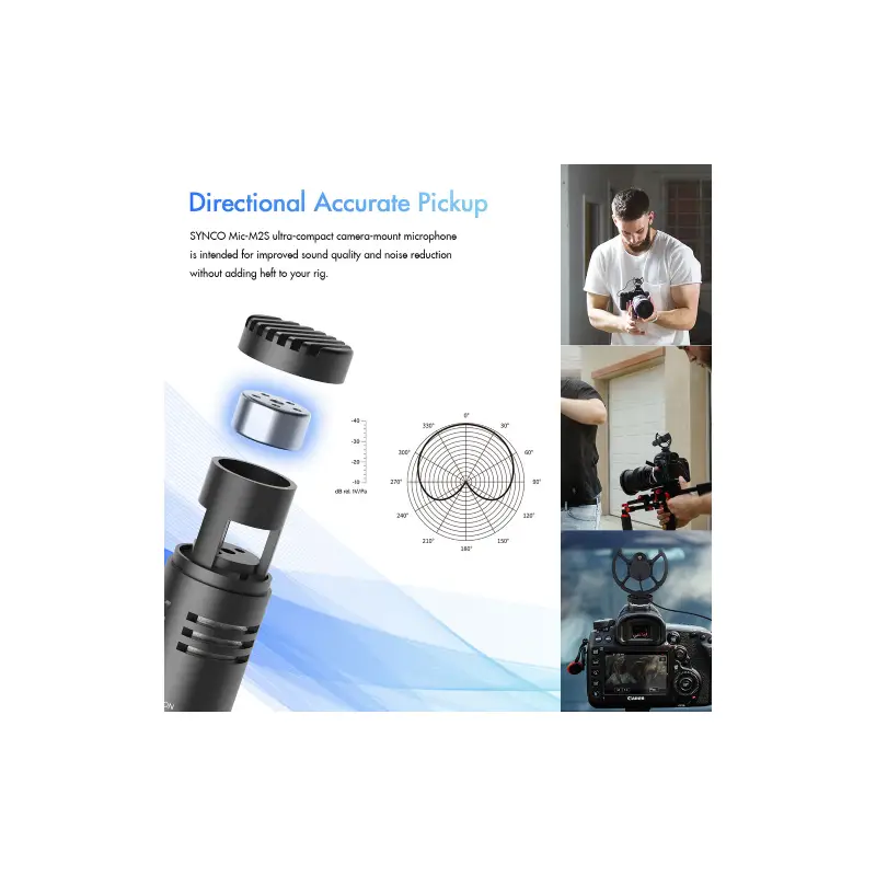 Synco Mic-M2S Camera Microphone by  in  - EC MALL