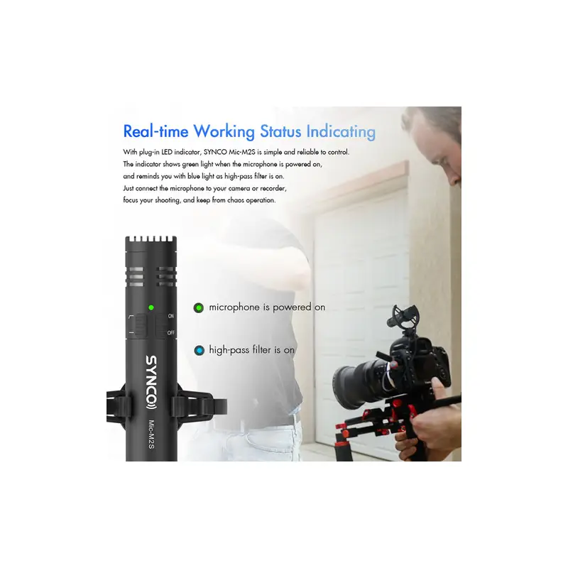 Synco Mic-M2S Camera Microphone by  in  - EC MALL