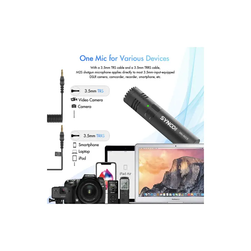 Synco Mic-M2S Camera Microphone by  in  - EC MALL