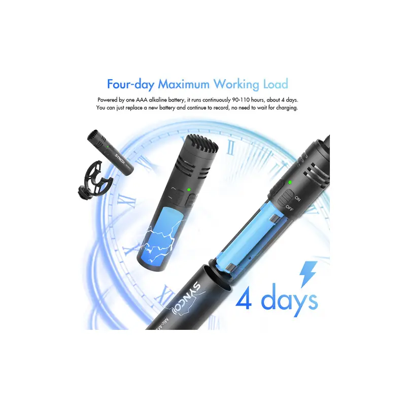 Synco Mic-M2S Camera Microphone by  in  - EC MALL