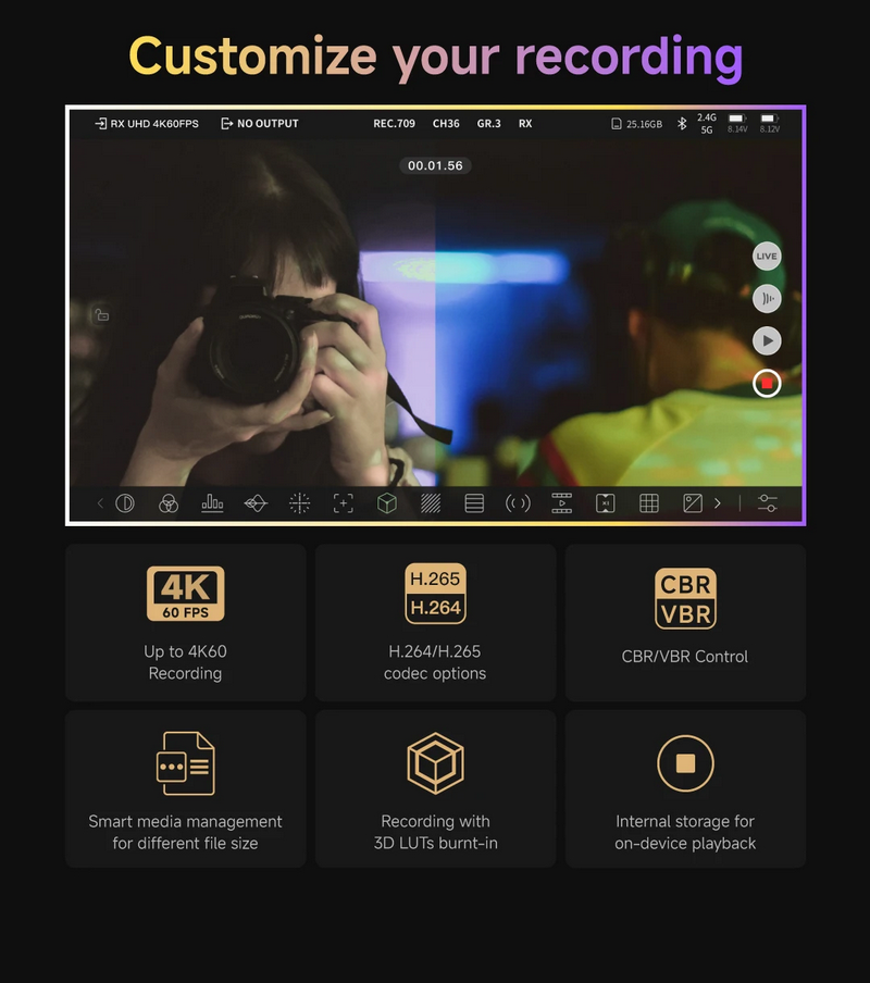 Accsoon CineView M7H Pro Wireless Monitor by  in  - EC MALL