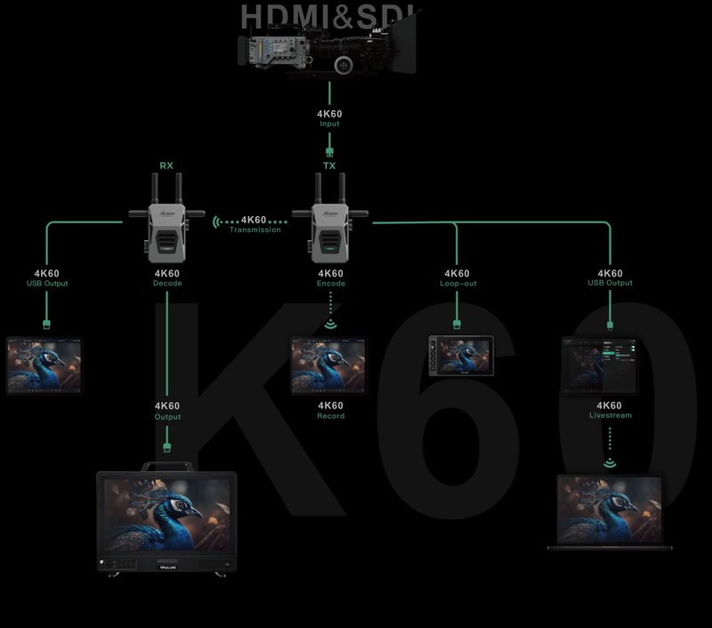 Accsoon CineView Master 4K Lite Wireless Video Transmission by  in  - EC MALL