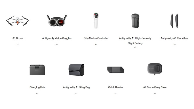 Antigravity A1 8K 360 VDO Drone by  in  - EC MALL
