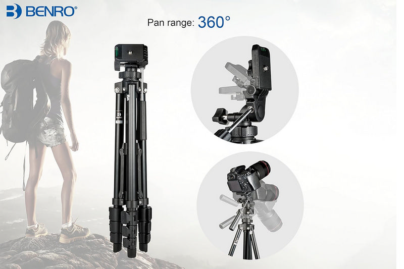 Benro T560 Aluminum Tripod Kit by  in  - EC MALL