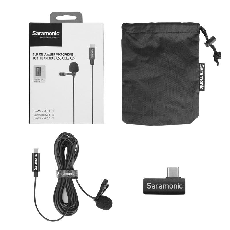 Saramonic LavMicro U3B 6 Meter Lavalier Mic for USB Type-C Microphone by  in  - EC MALL