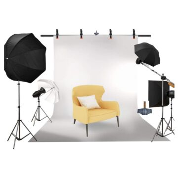 โครงฉากถ่ายภาพ Background T Stand ขนาด 2.0 X 2.0M