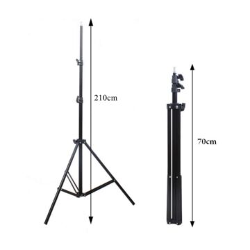ชุดไฟสตูดิโอ Light Softbox 50x70cm With E27 1 Holder+Light Stand (200-210cm)