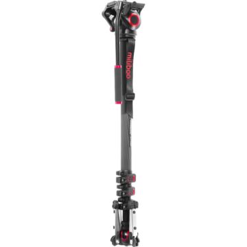 Miliboo MTT705BS Carbon Fiber Travel Monopod Kit