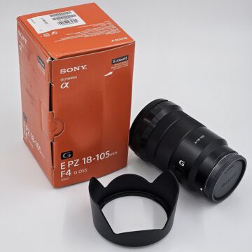 Sony E PZ 18-105mm f/4 G OSS Lens (ตัว Demo ของใหม่ มีฝุ่น 1 เม็ด ไม่มีผลต่อภาพ ราคา Clearance Sale หมดแล้วหมดเลย) 