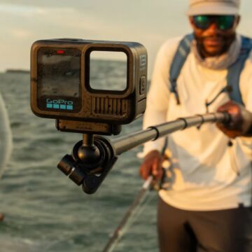 GoPro Magnetic Latch Mount Ball Joint Mount For GoPro HRRO 13 Black