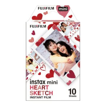 Fujifilm Instax Mini Heart Sketch Film