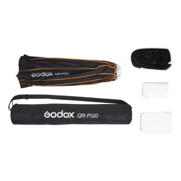 Godox Softbox QR-P120G Quick Release Parabolic Softbox 120cm. With Grid - Bowen Mount (QR-P120)