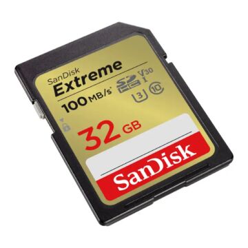 SD Sandisk Extreme UHS-I SDHC Memory Card (100MB/s R, 60MB/s W)