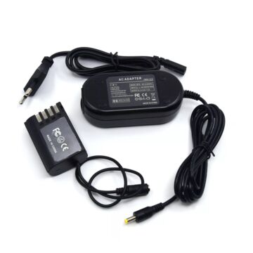 AC Adapter DMW-AC8+DCC17 ( DMW-BLK22 ) Dummy Battery For Panasonic DC-S5