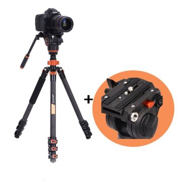 AI FOTTO CF2984+AH6 Video Tripod (Carbon Fiber)