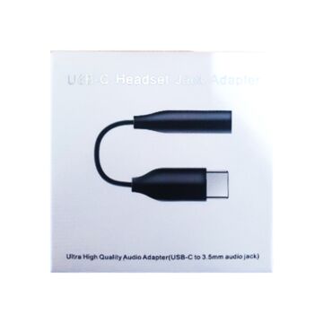 Adapter USB Type C To 3.5mm Female Audio Jack