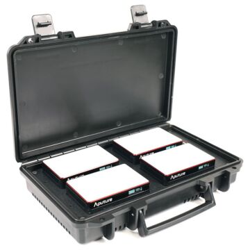 Aputure AL-MC 4-Light Travel Kit with Charging Case