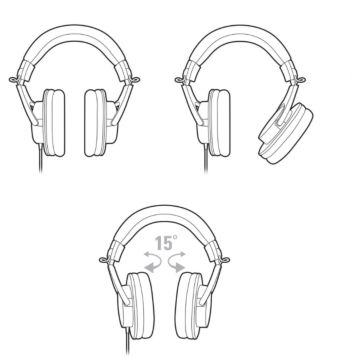 Audio Technica ATH-M20X Professional Monitor Headphones