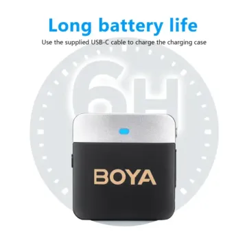 Boya BY-M1V2 For (3.5mmTRS TRRS) Wireless Microphone