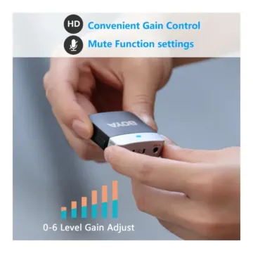 Boya BY-M1V2 For (3.5mmTRS TRRS) Wireless Microphone