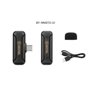 Boya BY-WM3T2-U1 / BY-WM3T2-U2 Mini 2.4GHz Wireless Microphone