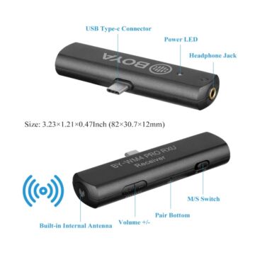 Boya BY-WM4 Pro Wireless Microphone For Smartphone (ชุด K3/K4/K5/K6)