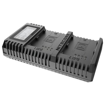 Battery Charger Nitecore UCN2 PRO Dual Slot USB QC Charger For Canon LP-E6N