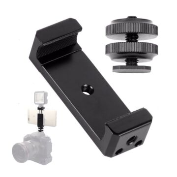 Clamp For Mobile Phone Holder With 1/4" Hot Shoe Mount