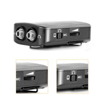 Comica DUAL.LAV D03 SUC Dual-head Detachable&amp;Multi-functional Lavalier Microphone (For 3.5mm Interface and USB-C Interface Smartphone and Computer)
