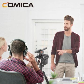 Comica Traxshot Super Cardioid Transformable All-in-One Shotgun Mic