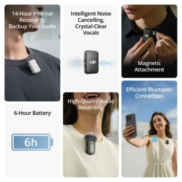 DJI Mic 2 Transmitter (Shadow Black) / (Pearl White)