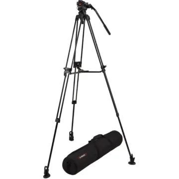 E-IMAGE EG-03AB with GH03 Head Ground Spreader Tripod