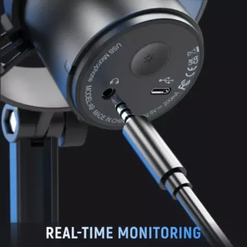 FIFINE A9 Podcast RGB Microphone Mic Studio Usb Condenser