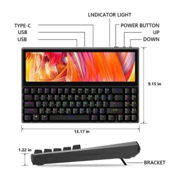 Ficihp Multifunctional Keyboard K2