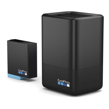 GoPro Dual Battery Charger+Battery For HERO 8,7,6 Black
