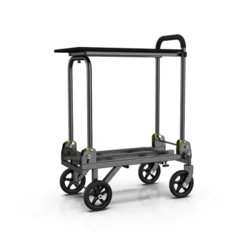 Greenbull Portable Video Production Camera Cart C60 รถเข็นกองถ่ายแบบพับเก็บได้สำหรับจัดเก็บอุปกรณ์ถ่ายทำภาพยนตร์กองถ่าย