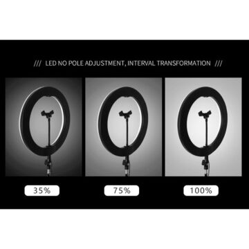 LED Ring Light 11 Inch With Stand + Microphone Stand Live SET