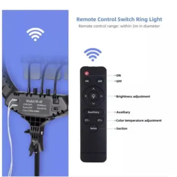 LED Soft Ring Light RL-18 ไฟไลฟ์สด ,ไฟวงแหวน 18 นิ้ว