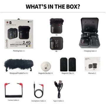 Lensgo 348C-1V1 Wireless Microphone 2.4G