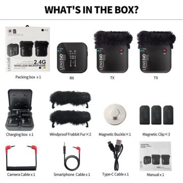 Lensgo 348C-1V2 Wireless Microphone 2.4G