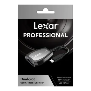 Lexar Professional USB-C Dual-Slot Card Reader