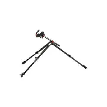 Manfrotto 190X PRO4–3 Way Head Aluminum Tripod Kit