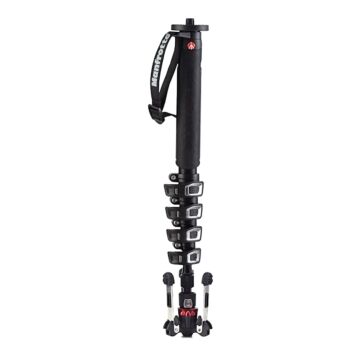 Manfrotto XPRO Aluminium 5 Section Fluid Video Monopod