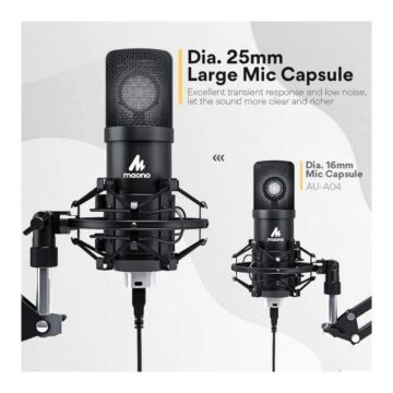 Maono AU-A425 Large-Diaphragm Condenser Microphone Kit