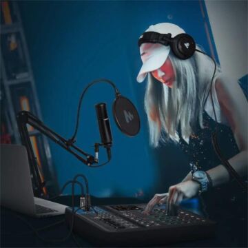 Maono AU-MH501 Studio Monitor Headphones Over Ear for Recording